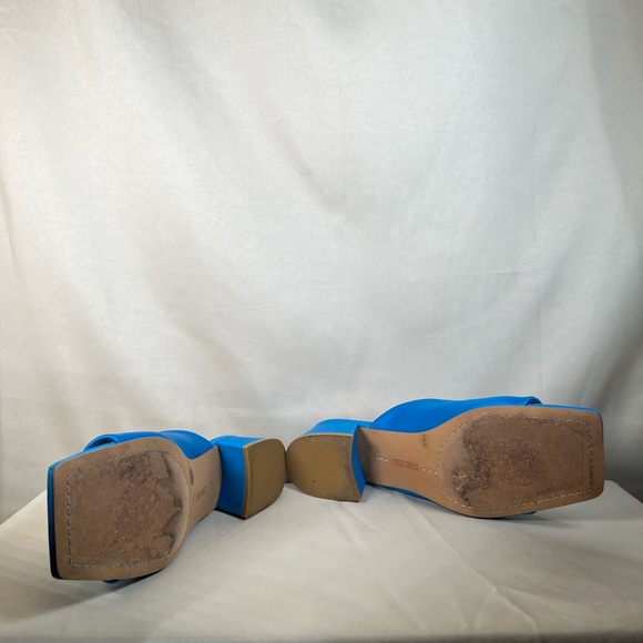 Vince Camuto Vibrant Blue Mules - Picture 12 of 12